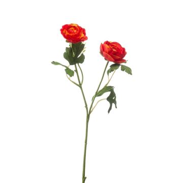 Ramo decorativo ramo di ranuncoli FLORANCE, arancione scuro, 45 cm