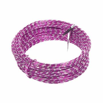Filo di alluminio RAVIN, effetto diamante, viola scuro, 30 m, Ø 2 mm