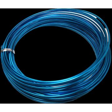 Filo di alluminio TANEA, verniciato turchese, 12 m, Ø 2 mm