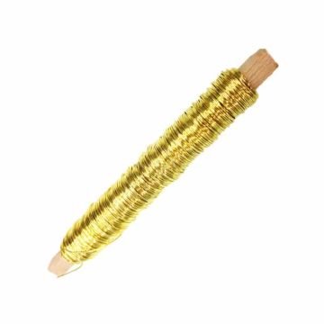 Filo decorativo resistente ZELMA, dorato, 100 g, 50 m, Ø 0,5 mm