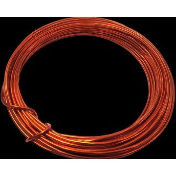 Filo di alluminio TANEA, verniciato rame, 12 m, Ø 2 mm