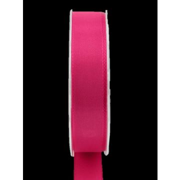 Nastro decorativo in poliestere WIARA, lampone, 50 m, 25 mm