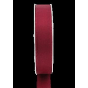 Nastro decorativo in poliestere WIARA, rosso scuro, 50 m, 25 mm