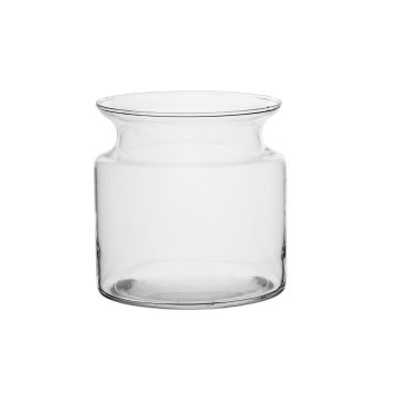 Portacandela in vetro HANNA AIR, trasparente, 15cm, Ø15cm