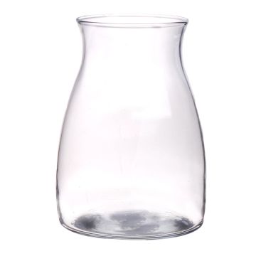Vaso da tavola in vetro COREY, trasparente, 20cm, Ø15cm