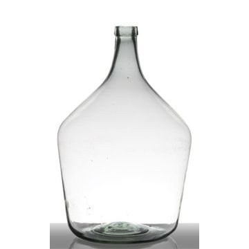 Vaso decorativo a palloncino JENSON, vetro, riciclato, trasparente-verde, 50cm, Ø34cm, 25L