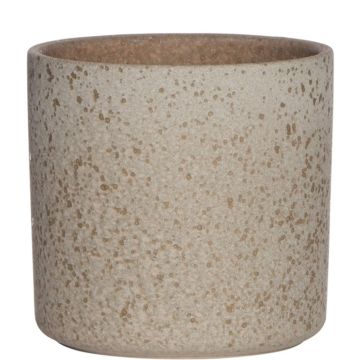 Fioriera ARAYA, ceramica, maculato, verde, 10cm, Ø10cm