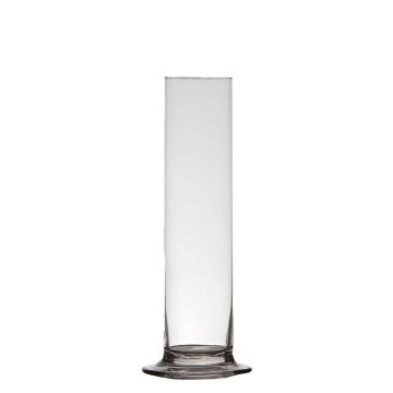 Portafiori decorativo ABIRAMY in vetro, base, trasparente, 15cm, Ø6cm