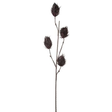 Cardo artificiale MISAEL, viola scuro, 120cm