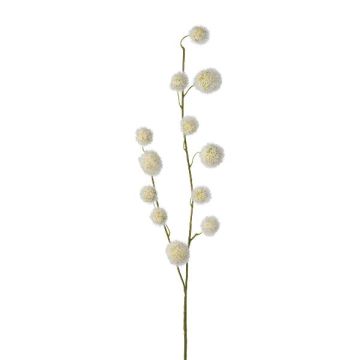 Ramo artificiale di euforbia YANIKA, con frutti, bianco, 105 cm