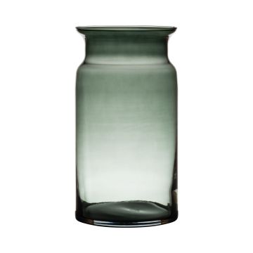 Vaso decorativo in vetro HANNA EARTH, grigio-trasparente, 29,5cm, Ø15cm