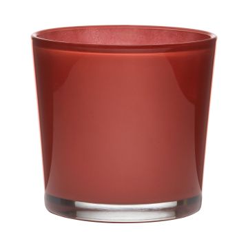 Vaso da piante in vetro ALENA, corallo, 16cm, Ø17cm