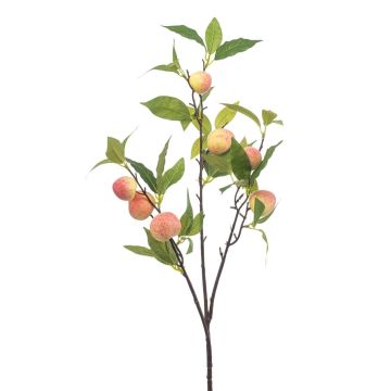 Ramo artificiale di pesco BLORIX con frutti, pesca, 85 cm Ramo artificiale di pesco BLORIX con frutti, pesca, 85 cm