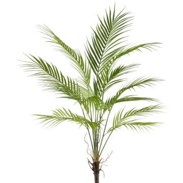 Pianta artificiale palma Areca WUBRI su bastoncino, radici aeree, 95 cm
