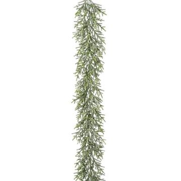 Ghirlanda artificiale abete rosso EIBRIS, congelato, verde, 180 cm