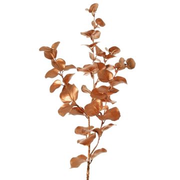 Ramo artificiale di eucalipto MALFHY, rame metallizzato, 75 cm