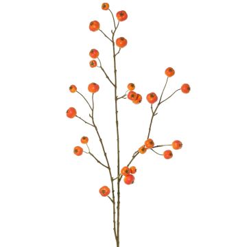 Ramo artificiale di mela ornamentale NONGIR con frutti, arancione, 90 cm