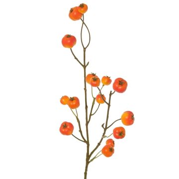 Ramo artificiale di mela ornamentale NONGIH con frutti, arancione, 60 cm