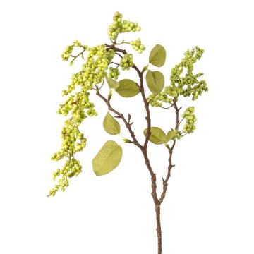 Ramo artificiale di sambuco MITRON, bacche, verde, 80 cm
