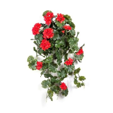 Geranio artificiale OTTAVIA su bastoncino, crossdoor, rosso, 65 cm