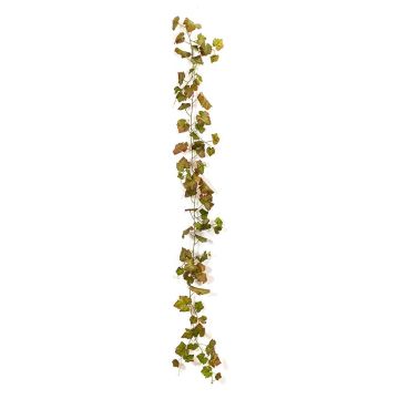 Ghirlanda artificiale di foglie di vite BIRGE, verde-arancione, 230 cm