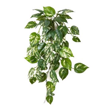 Piante artificiali appese DRAGAN su bastoncino, difficilmente infiammabili, verde-bianco, 70 cm