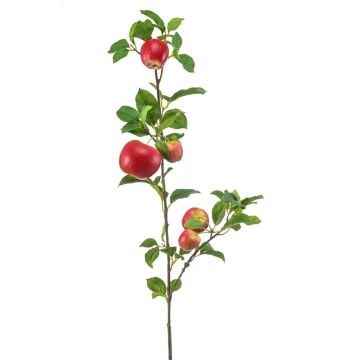 Ramo decorativo di mela ZANINA con frutti, rosso-giallo, 95 cm