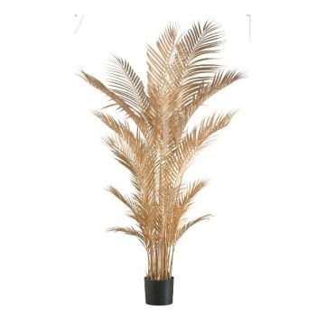 Palma decorativa Areca TORMO, oro metallizzato, 155 cm