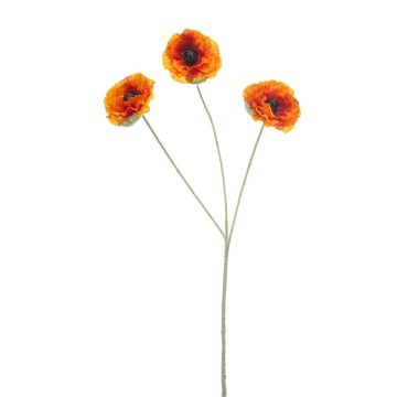 Ramo artificiale papavero WHONRA, arancione, 60 cm