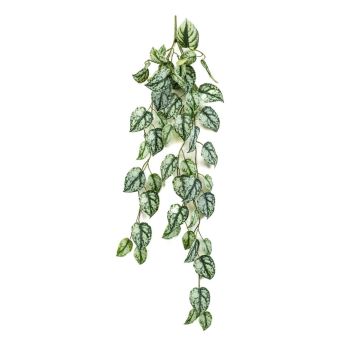 Pianta artificiale pendente Scindapsus LAXORE su bastoncino, verde-bianco, 85 cm