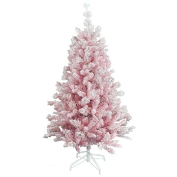 Albero di Natale artificiale GÖTEBORG SPEED, innevato, 150cm, Ø80cm