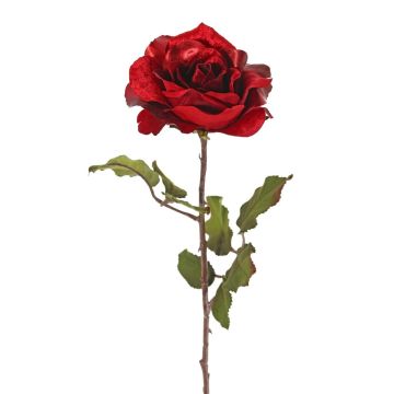 Rosa di velluto SINDALA, rosso, 60cm, Ø12cm