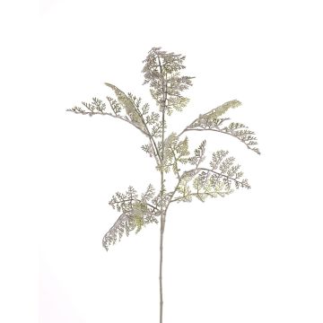 Ramo artificiale di artemisia EUFEMIA, bianco-verde, 100cm