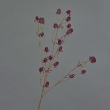 Cardo di plastica LOUKAS, bordeaux, 70cm, Ø1,5cm