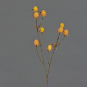 Cardo di plastica LOUKAS, giallo-arancione, 45cm, Ø1,5cm