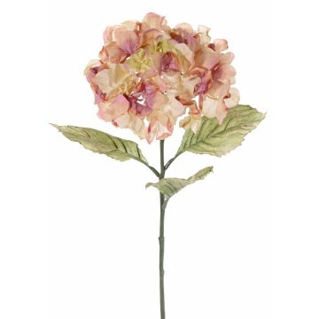 Ortensia artificiale URANIA, rosa antico, 75cm, Ø18cm