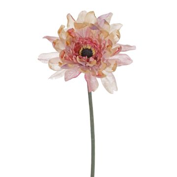 Gerbera artificiale PAMILLA, rosa antico, 65cm, Ø12cm