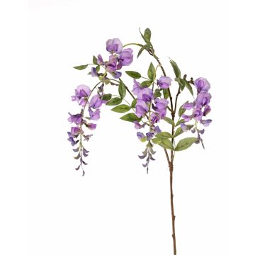 Ramo artificiale di wisteria SOULA con fiori, viola, 80cm