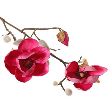Magnolia artificiale KOSTAS, rosa, 55cm, Ø5-8cm