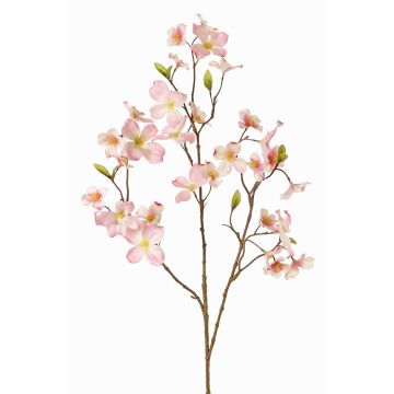 Corniolo artificiale NARIUS con fiori, rosa, 85cm