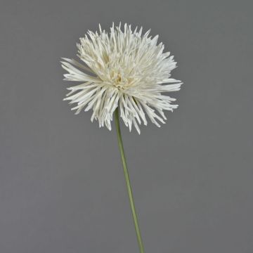 Crisantemo artificiale NANDITA, bianco, 60cm, Ø15cm