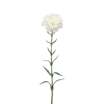Garofano artificiale NIRUSHA, bianco, 65cm
