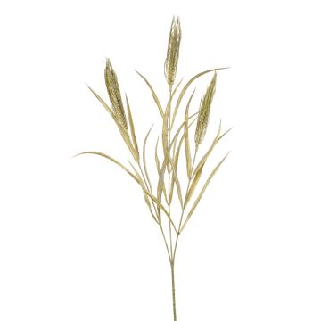 Ramo di grano artificiale RHOSLYN con spighe, verde crema, 80cm