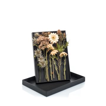 Bouquet di fiori artificiali JADEA in scatola regalo, beige-crema, 30cm, Ø18cm