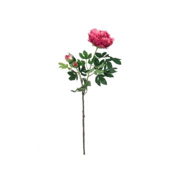 Peonia artificiale DARISA, rosa scuro, 100cm