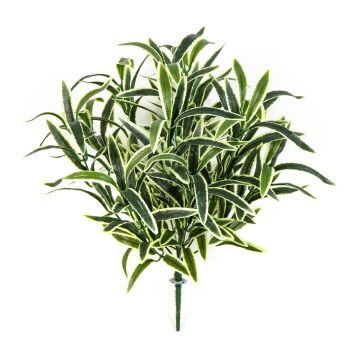 Giglio verde artificiale ANKAA su stelo, verde-bianco, 40cm