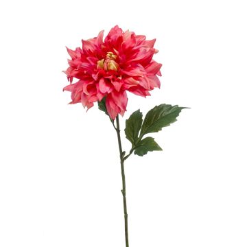 Dahlia artificiale NATSU, rosa-fucsia, 60cm