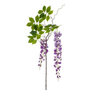 Ramo di glicine artificiale NISSRINE con fiori, viola, 145cm