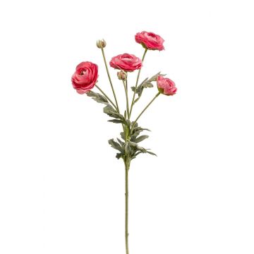 Ranuncolo artificiale HIBBA, rosa-fucsia, 65cm