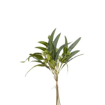 Mazzo di eucalipto artificiale BAYOLA con fiori, verde, 45cm